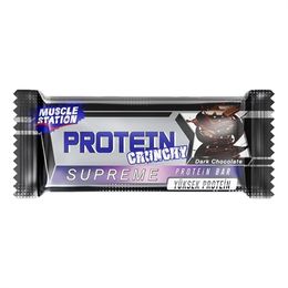 Muscle Station 40 gr Bitter Çikolatalı Supreme Crunchy Protein Bar