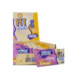Muscle Station 40 gr Fit Snack Vegan Caramel Bar