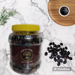 Müşküleli Mehmet 1 kg 440-460 Kalibre Dane Siyah Zeytin
