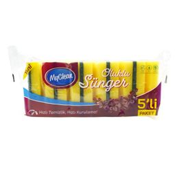 My Clean 5'li Oluklu Bulaşık Süngeri