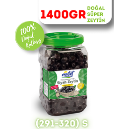 Mytat 1.4 kg 291-320 S Doğal Gemlik Süper Siyah Zeytin