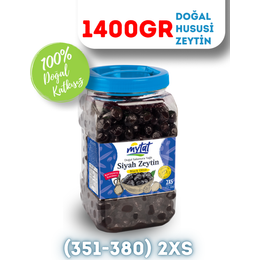 Mytat 1.4 kg 351-380 2Xs Doğal Gemlik Hususi Siyah Zeytin