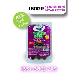 Mytat 180 gr 351-380 2Xs Dogal Gemlik Siyah Zeytin