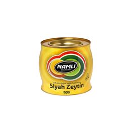 Namlı 1500 gr Taş Baskı Gemlik Yağlı Salamura Siyah Zeytin
