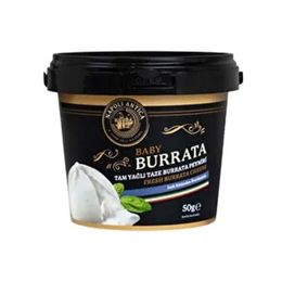 Napoli Antica 50 gr Baby Tam Yağlı Taze İnek Sütlü Burrata Peyniri