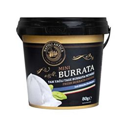 Napoli Antica 80 gr Mini Tam Yağlı Taze İnek Sütlü Burrata Peyniri