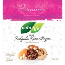Natulife 400 gr Dolgulu Kuru Meyve Karışık Kutu Premium
