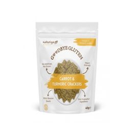 Naturiga Goodbye 40 gr Glutensiz Havuç-Zerdeçal Kraker
