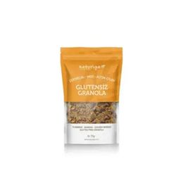 Naturiga Organik Zerdeçal Muz Altın Çilek 250 gr Glutensiz Granola