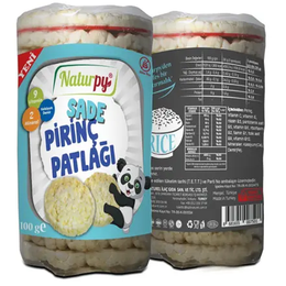 Naturpy 100 gr Glutensiz Yuvarlak Sade Pirinç Patlağı