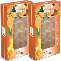 Naturpy 2x30 gr Bitkisel Ballı Portakallı Drops Şeker