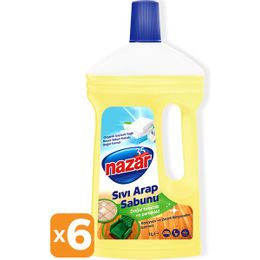 Nazar 6x1 lt Beyaz Sabun Kokulu Sıvı Arap Sabunu