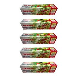 Nazenin 24x38 cm 30'lu 5 Paket Düz Kilitsiz Şeffaf Orta Boy Buzdolabı Poşeti