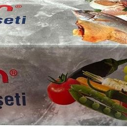Nazenin 30x45 cm 20'li Düz Kilitsiz Şeffaf Büyük Boy Buzdolabı Poşeti
