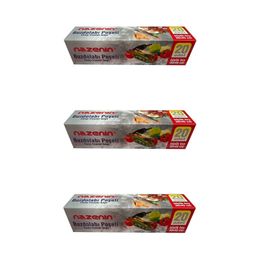 Nazenin 3x20'li 30x45 cm Düz Kilitsiz Şeffaf Büyük Boy Buzdolabı Poşeti