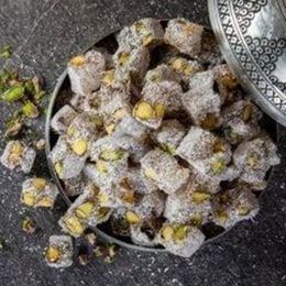 Nefisso 250 gr Çifte Kavrulmuş Antep Fıstıklı Sade Lokum