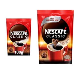 Nescafé 100 gr + 200 gr Classic Çözünebilir Ekopaket Kahve