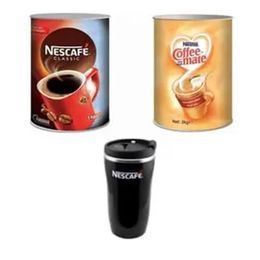 Nescafe 1 kg Classic Kahve + 2 kg Coffee Mate + Thermo Mug