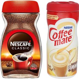 Nescafe 100 gr Kavanoz Classic Kahve + Nestle 170 gr Coffee Mate