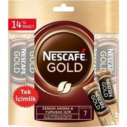 Nescafe 14x2 gr Gold Poşet Kahve