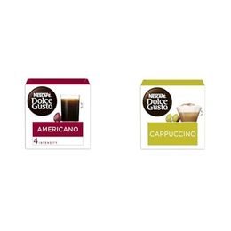 Nescafe 16'lı Dolce Gusto Americano + 16'lı Dolce Gusto Cappuccino Kapsül Kahve