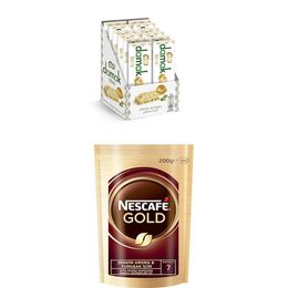 Nescafe 200 gr Gold + 12x30 gr Damak Baklava