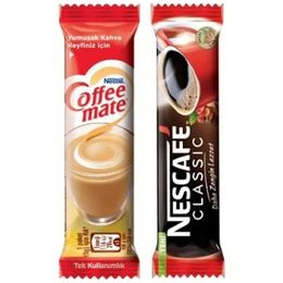 Nescafe 200'lü 2 gr Classic Kahve + 100'lü 5 gr Nestle Coffee Mate