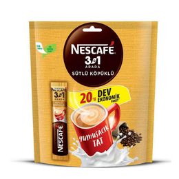 Nescafe 20'li 3ü1 Arada Sütlü Köpüklü Kahve