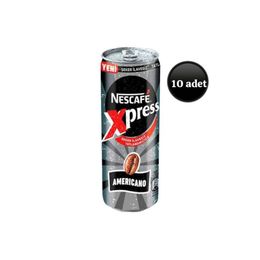 Nescafe 250 ml Xpress Americano şekersiz Soğuk Kahve