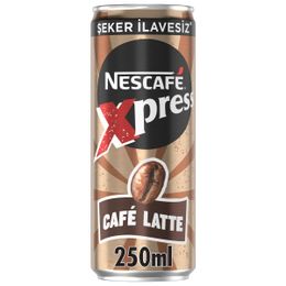 Nescafe 250 ml Xpress Cafe Latte Şekersiz Soğuk Kahve
