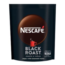 Nescafe 50 gr Black Roast Zengin Ve Yoğun Granül Kahve
