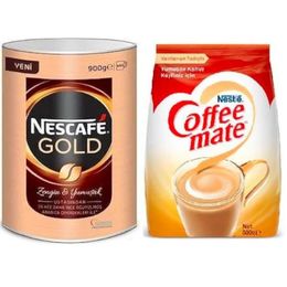 Nescafe 900 gr Gold Kahve + 500 gr Nestle Coffee Mate