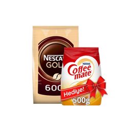 Nescafe Gold 600 gr Kahve + Nestle 500 gr Coffee Mate