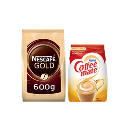 Nescafe Gold 600 gr Kahve + Nestle 500 gr Coffee Mate