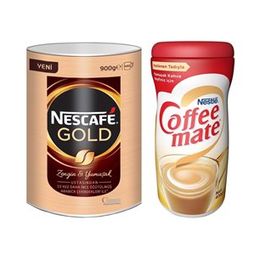 Nescafe Gold 900 gr Eko Paket ve 400 gr Coffee Mate