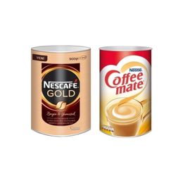 Nescafe Gold 900 gr Kahve + Nestle Cofee Mate Teneke 2 kg Kahve Kreması