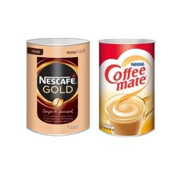 Nescafe Gold 900 gr Kahve + Nestle Cofee Mate Teneke 2 kg Kahve Kreması