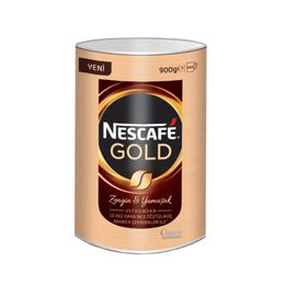Nescafe Gold Klasik Sade 900 gr Teneke + Metal Saklama Kutusu