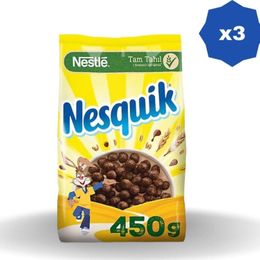 Nesquik 3x450 gr Çikolatalı Mısır Gevreği