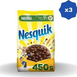 Nesquik 3x450 gr Çikolatalı Mısır Gevreği