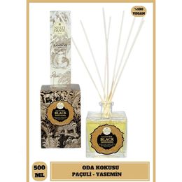 Nesti Dante Luxury Black Yasemin Paçuli Pembe Gül Vanilya İris Çiçeği Kokusu Çubuklu 500 ml Oda Kokusu