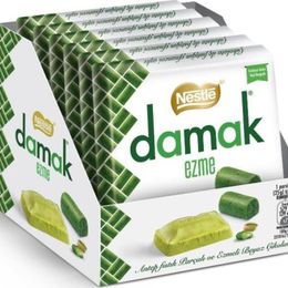 Nestle 55 gr Damak Ezme Antep Fıstığı Parçalı ve Ezmeli Beyaz Çikolata