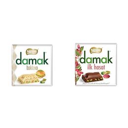 Nestle 60 gr Antep Fstıklı Baklavalı + 60 gr İlk Hasat Sütlü Damak Çikolata