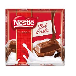 Nestle Classic Bol Sütlü Kare Çikolata 60 Gr