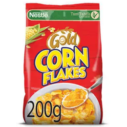 Nestle Gold Corn Flakes 200 gr Tam Tahıl Mısır Gevreği