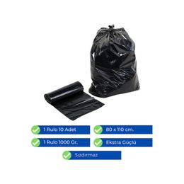 Newtechplast 1 kg Endüstriyel Kalın Jumbo Çöp Torbası