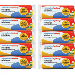 Newtechplast Mini Boy Beyaz 40x50 cm 10 Rulo 400 Adet Çöp Torbası