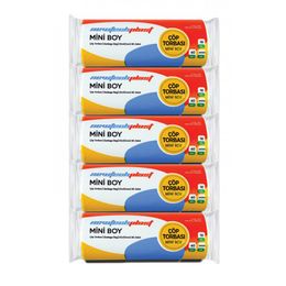 Newtechplast Mini Boy Beyaz 40x50 cm 5 Rulo 200 Adet Çöp Torbası