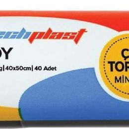 Newtechplast Mini Boy Beyaz 40x50 cm 5 Rulo 200 Adet Çöp Torbası