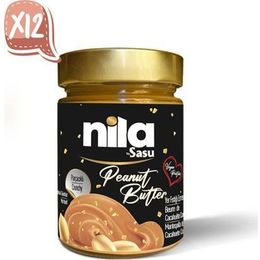 Nila 12x300 gr By Sasu Parçacıklı Fıstık Ezmesi